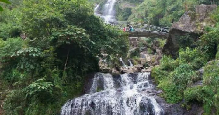 The hidden beauty of Sapa waterfall